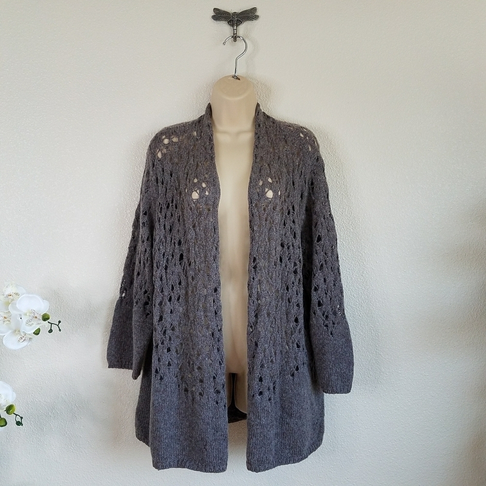 Eileen Fisher Wool Blend Cardigan